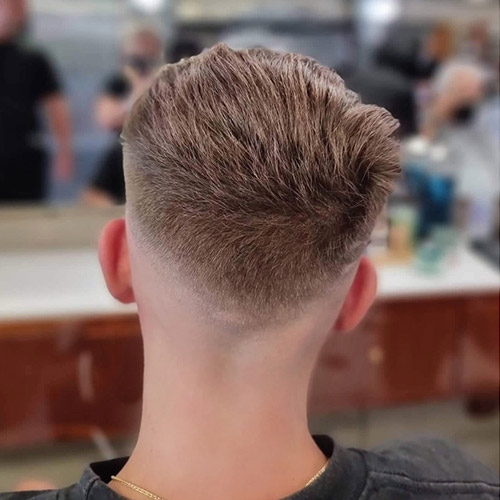 high fade haircut by Plastiras 1955 barbershop